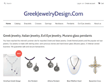 Tablet Screenshot of greekjewelrydesign.com